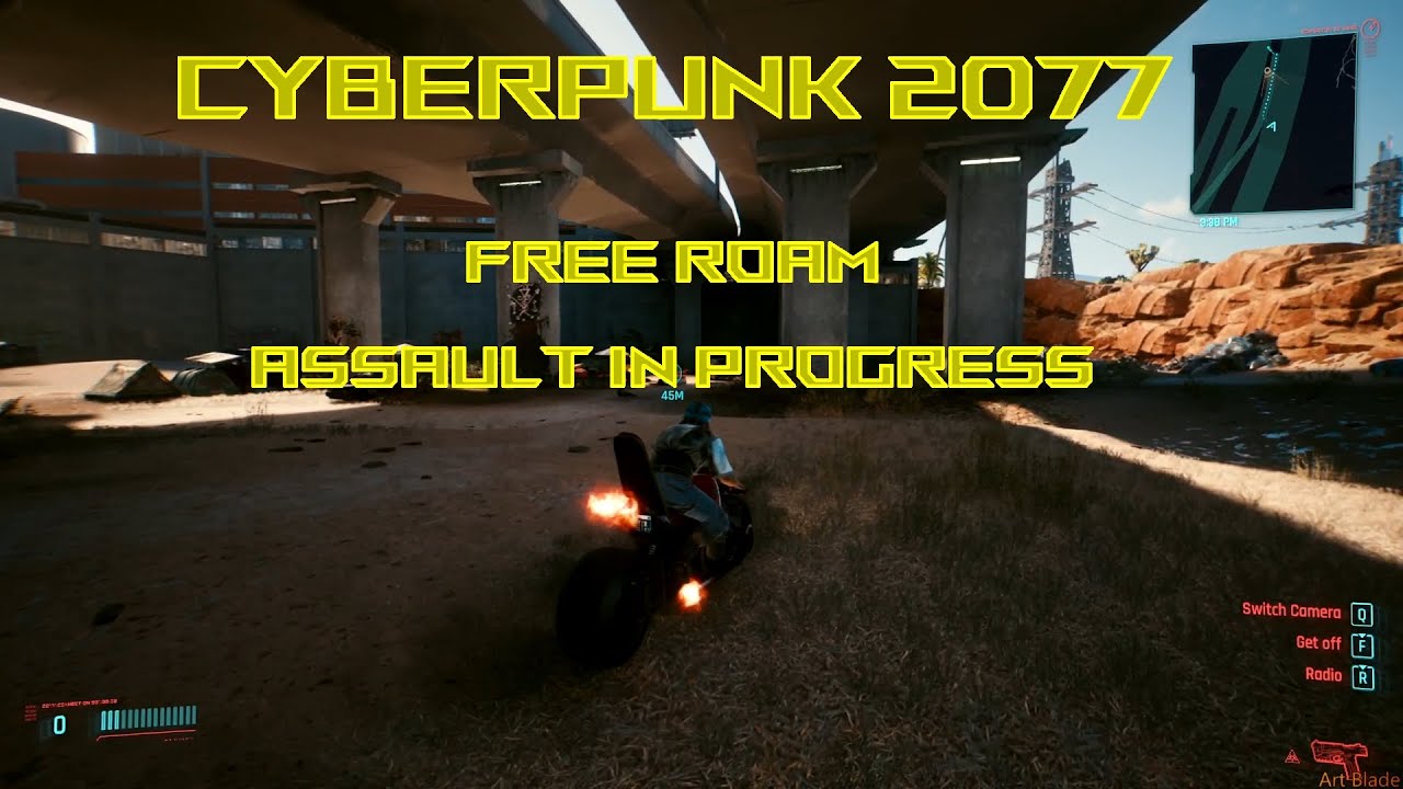 Cyberpunk 2077 - what I like about free roam - Assault In Progress