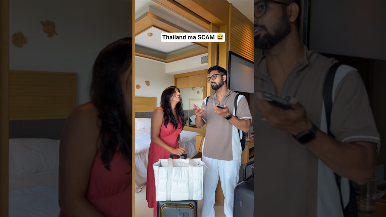 Thailand ma Scam 😅| RJ Yuvraaj | Vidhi Shah | #youtubecreator #comedy #trending