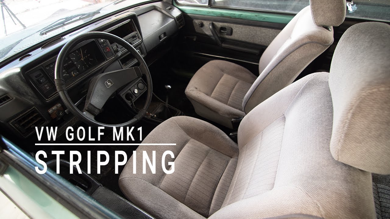 Volkswagen Golf MK1 Stripping PT. 1