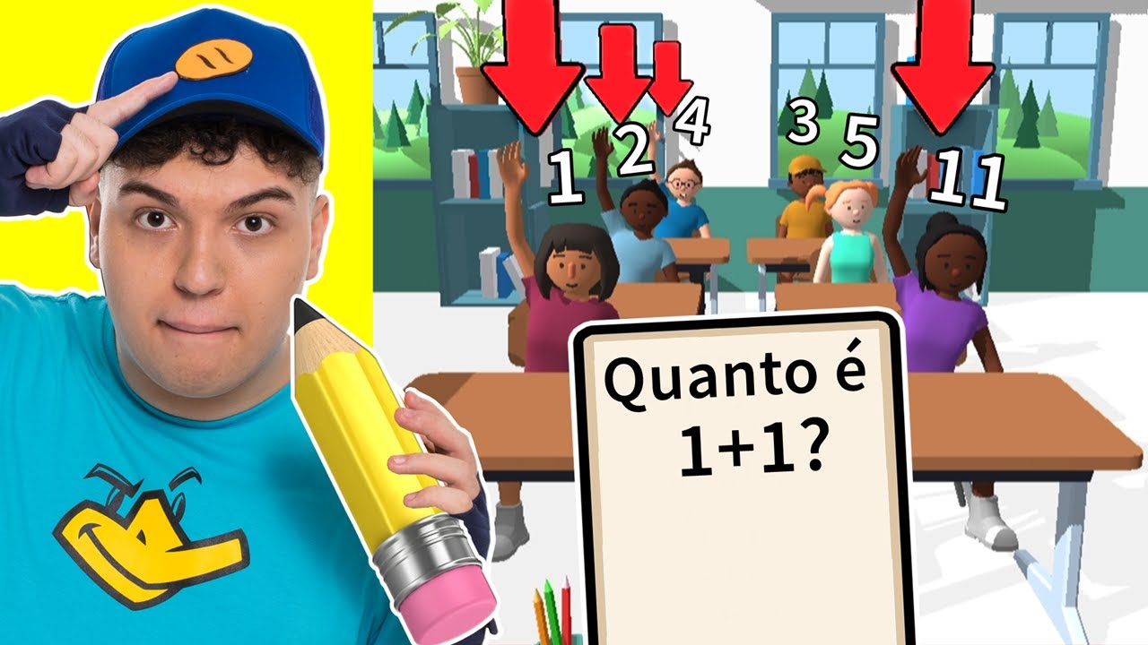 VIREI PROFESSOR POR 1 DIA NA ESCOLA DO BET&Atilde;O!! (Teacher Simulator)