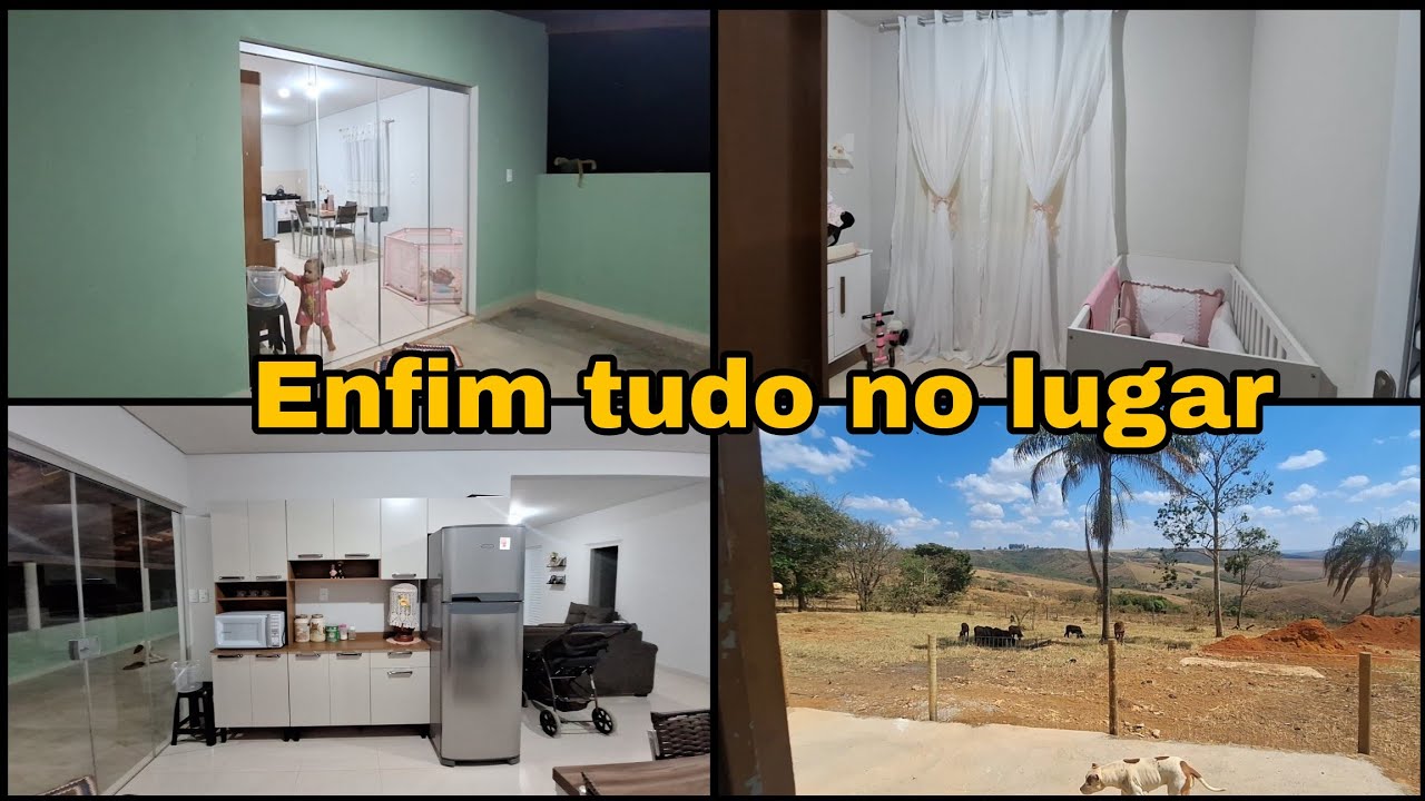 Tour completo pela nova casa | Compramos um armário e um guarda roupas. 💖🙏