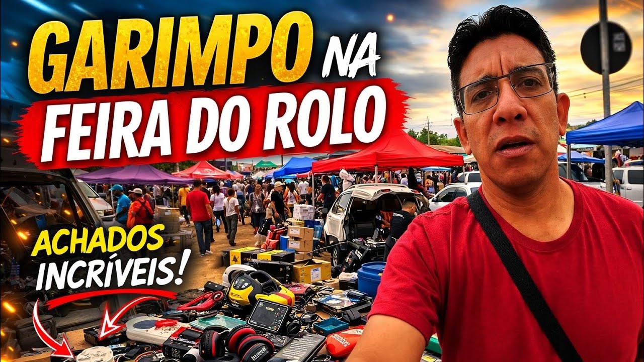Garimpo na Feira do Rolo: Encontrei de Tudo um Pouco! 🔎 mar&ccedil;o 2026