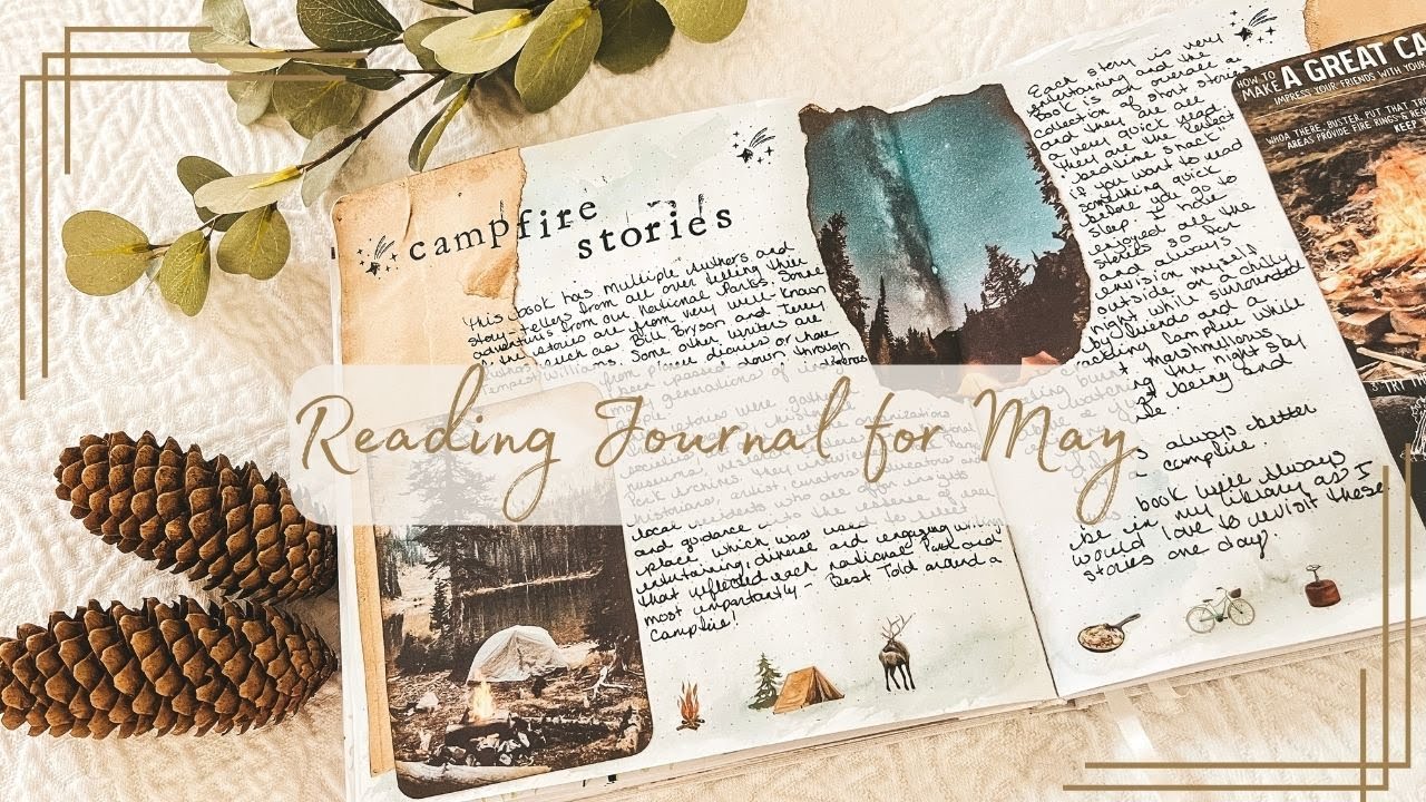 Reading Journal for May  📚| Relaxing journal with me  ✨