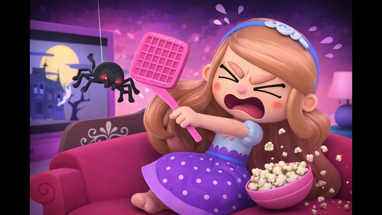 Spideraanval! Wees niet bang, Rapunzel 🕷️😱 Sprookjesverhalen | Increditales