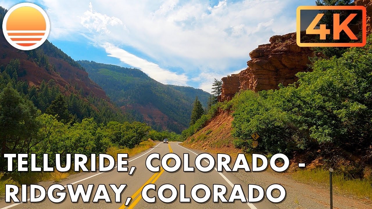 Telluride, Colorado to Ridgway, Colorado!  Drive with me!