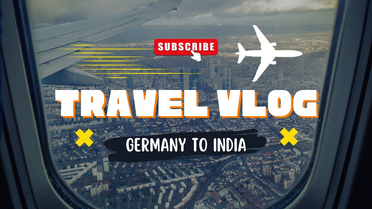 Travel vlog Germany to India | My journey from Frankfurt to Mumbai | How to travel by plane? #travel