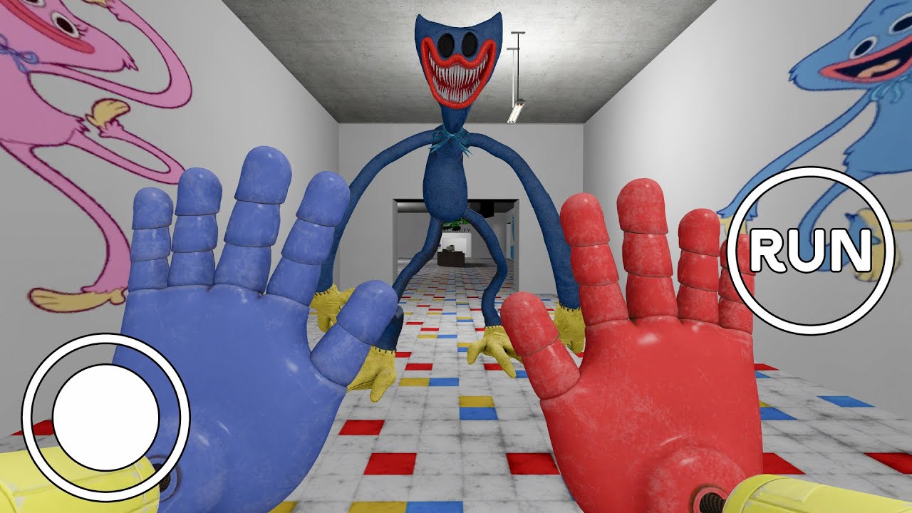 What if I Become PLAYER and RUN AWAY FROM HUGGY WUGGY in Poppy Playtime Chapter 3!(Garry's Mod)
