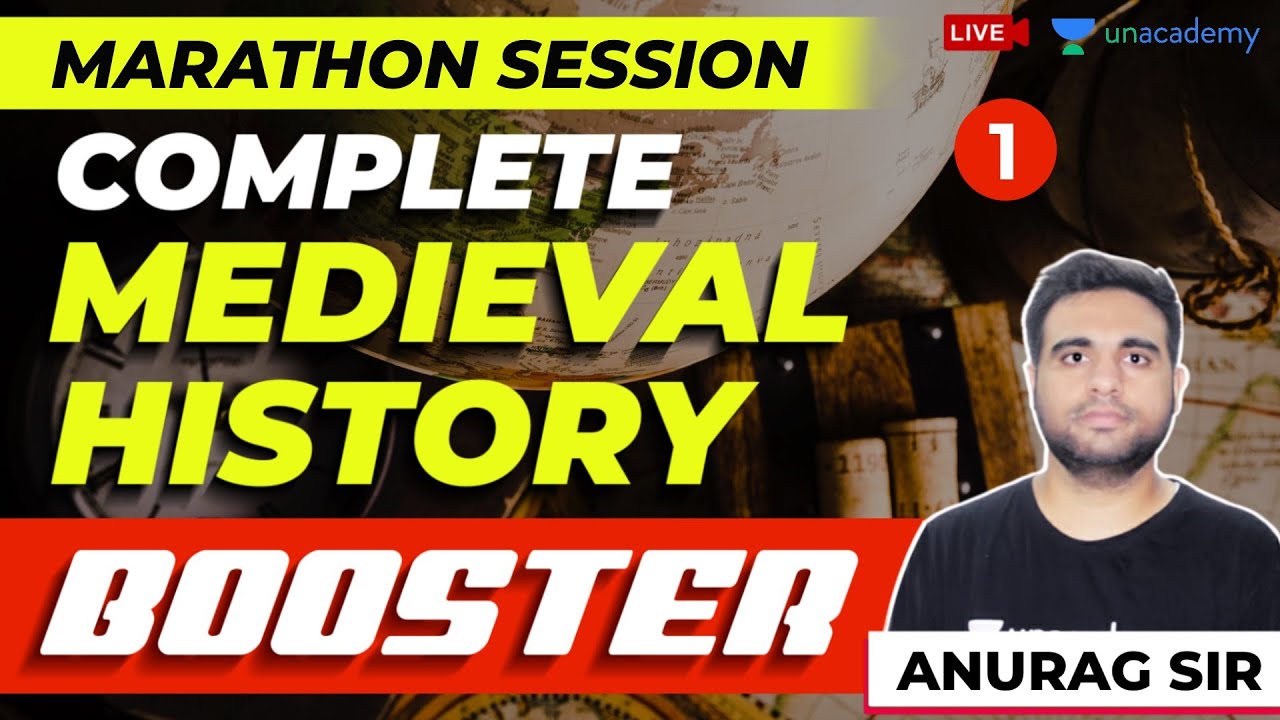 Complete Medieval History Booster - 1 | Marathon | SSC, NTPC/Group D Exam Preparation | Anurag Sir