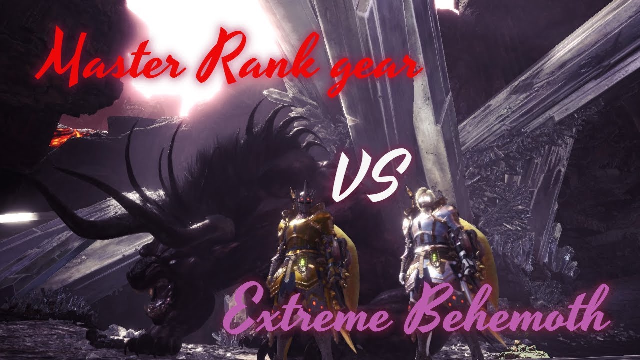 Is Extreme Behemoth any easier with Master Rank Gear?