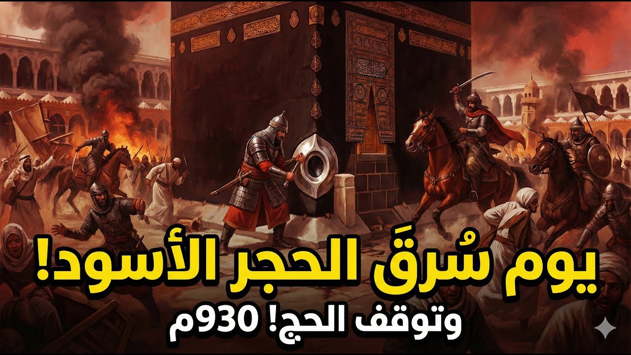 عام 930م: اليوم الذي توقف فيه الحج وسُرق الحجر الأسود! (القصة الكاملة لمذبحة القرامطة في مكة)