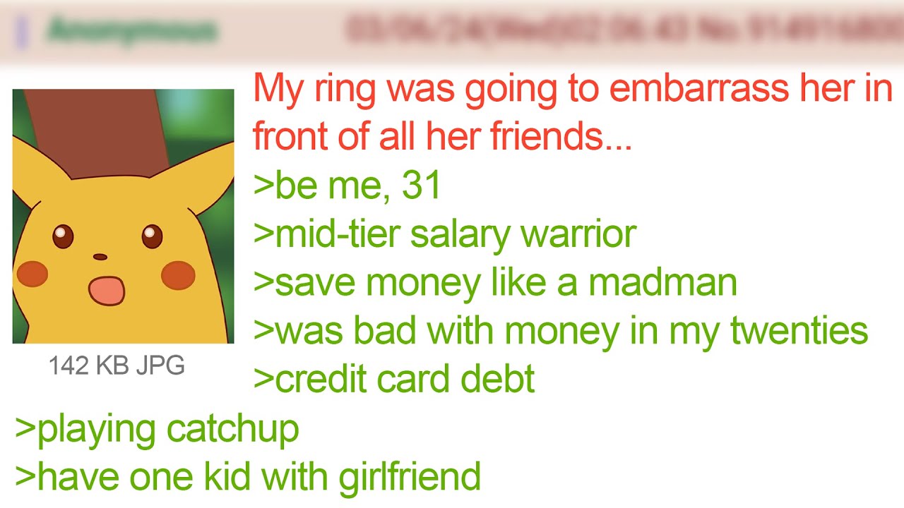 Girlfriend Rejected Proposal After Seeing Engagement Ring Wasn't Expensive | 4Chan Greentext Stories