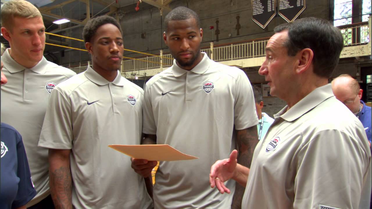 Coach K and the USA Men's National Basketball Team Visit to West Point