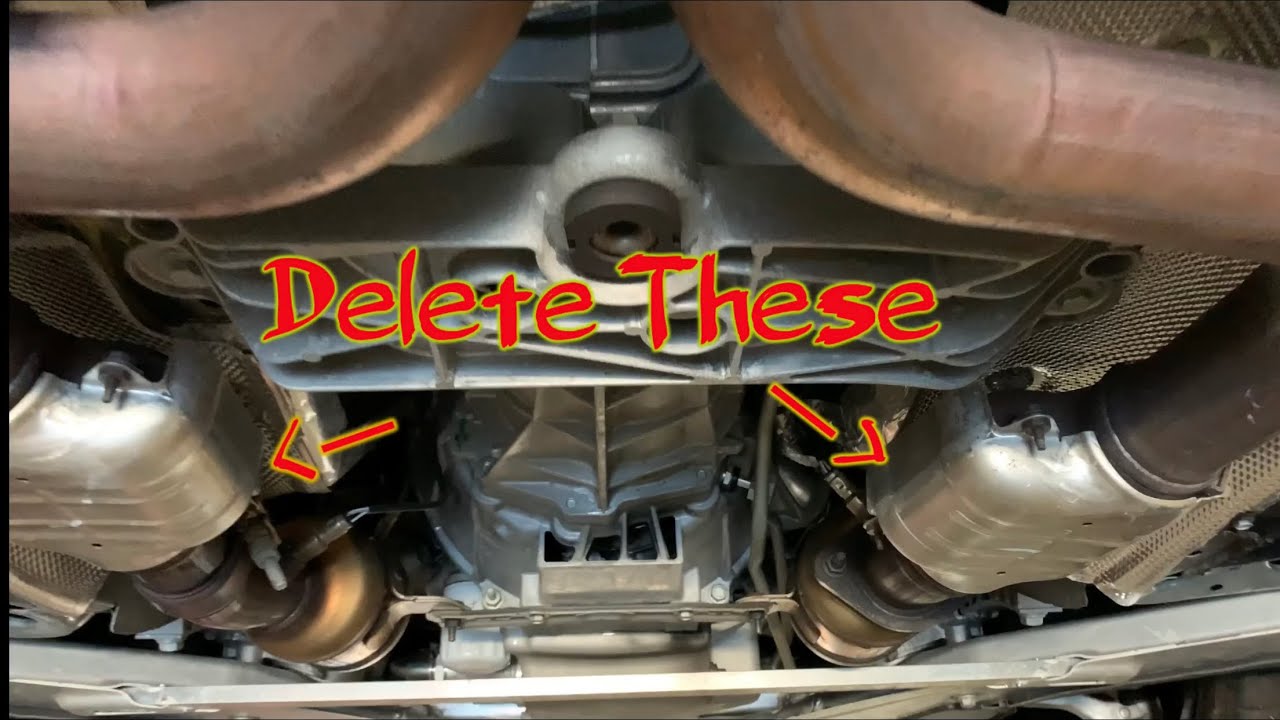 Secondary Cat delete on a 2017 Camaro ZL1 / Sound clips  #secondarycat   #ZL1