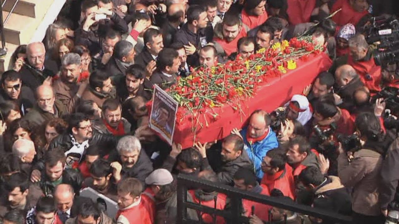 Protests break out at funeral of Turkish teenager