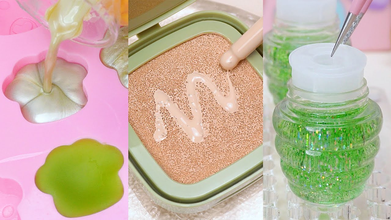 Restaurando e Renovando Coleção de Make Verde 💚 ASMR de Restauração de Maquiagem! #160