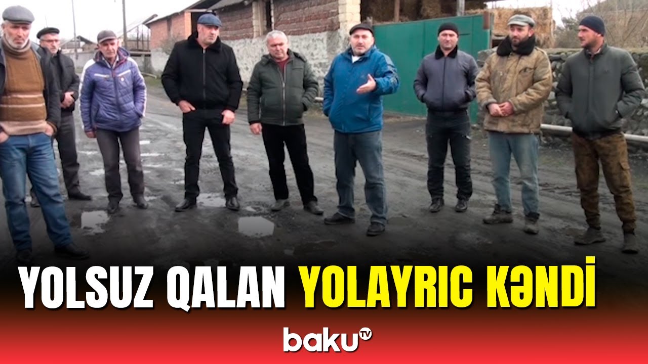 Zaqatala kəndinin asfalta həsrət yolları | Vədlər yollarımızı düzəltmir