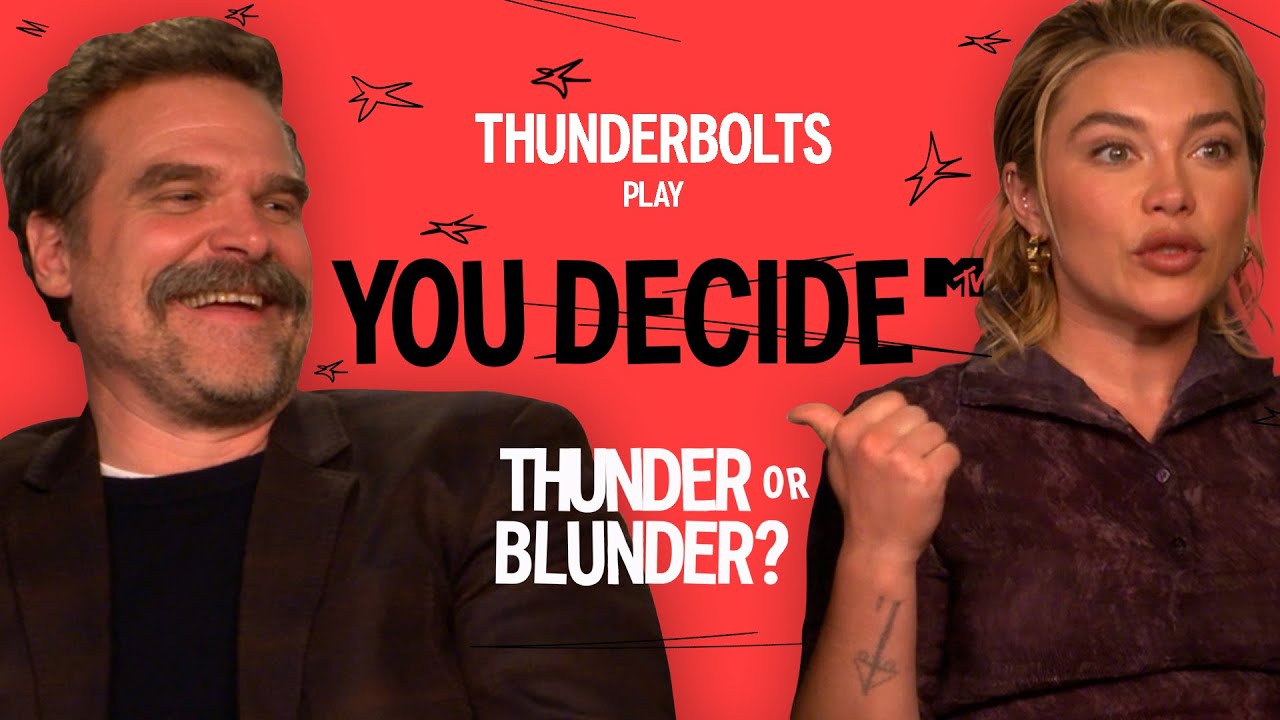 You Decide: Thunder or Blunder? With Florence Pugh & David Harbour | Thunderbolts* ⚡ | MTV Movies