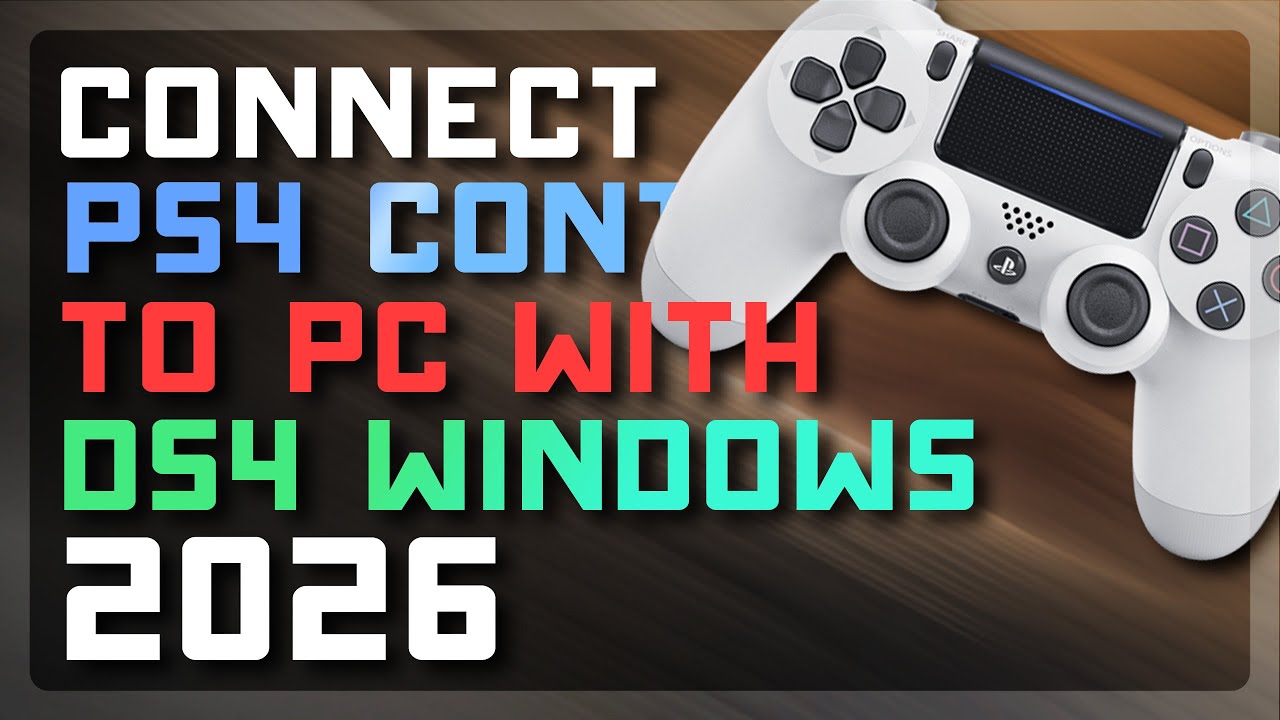 How to Connect PS4 Controller to PC w/ DS4 Windows 2026 - Rebind Keys & Display Playstation Buttons