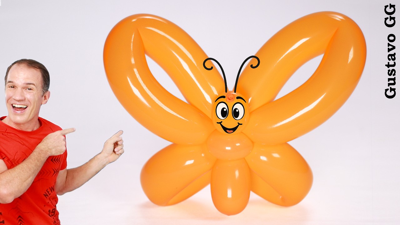 🦋 КАК СДЕЛАТЬ БАБОЧКУ ИЗ ВОЗДУШНОГО ШАРИКА ✨ фигурки из шаров ✨ бабочка из шарика 🦋