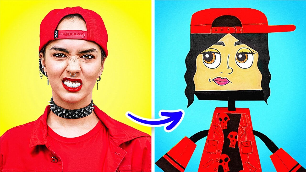 🎨NERD-MÄDCHEN vs ALT-MÄDCHEN KUNST HACKS 🤯📚 | Lustige Schul-Challenge & Kreative Ideen von 123 GO!