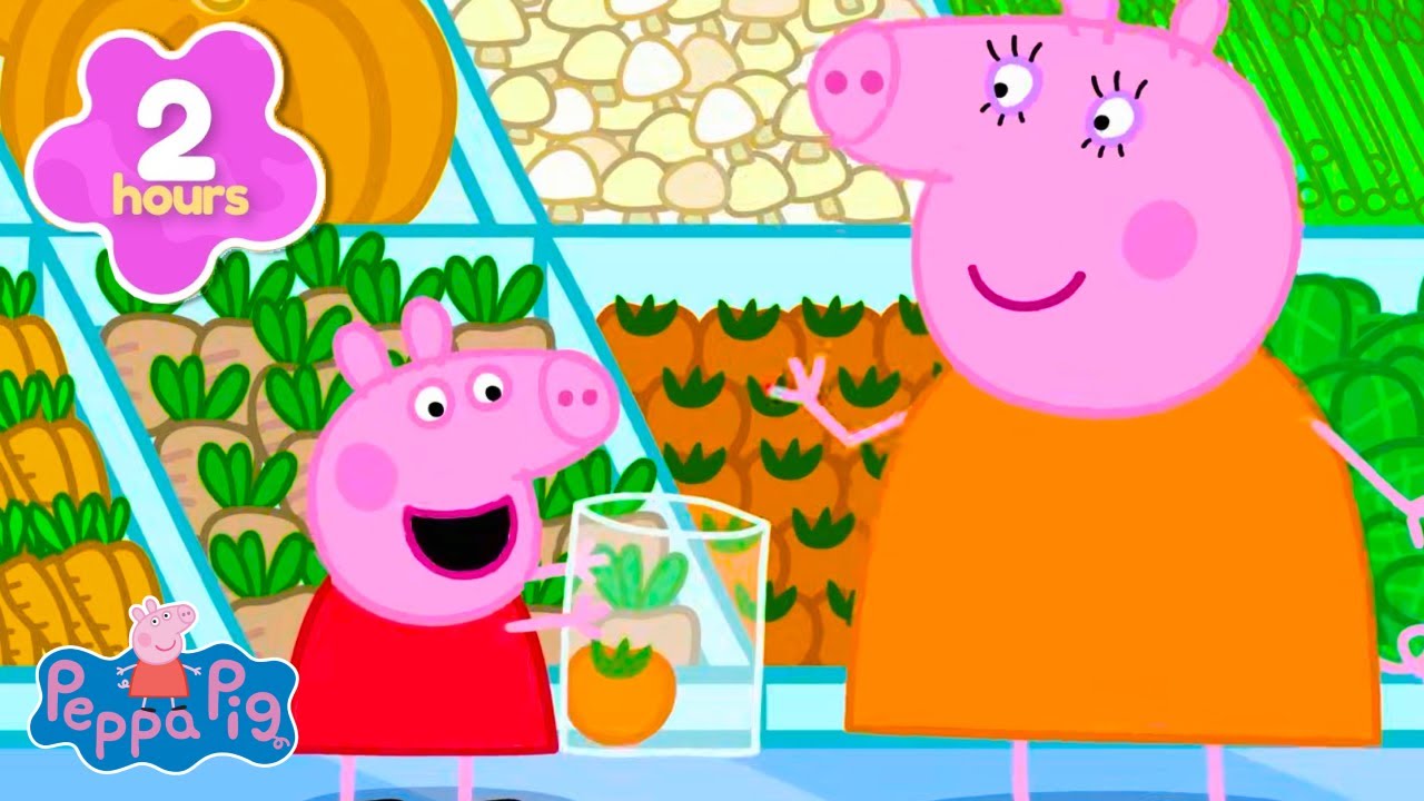 🛒 Peppa Pig idzie na zakupy spożywcze i więcej odcinków! | Świnka Peppa