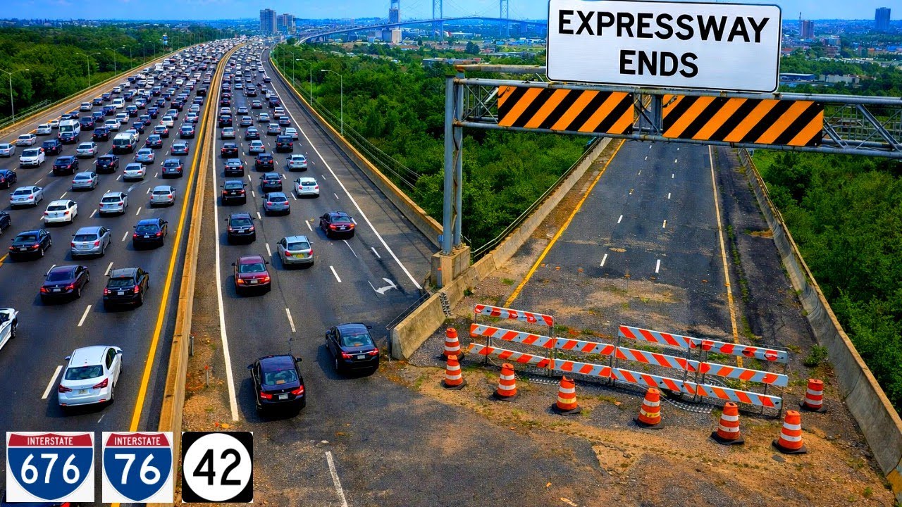 Как автомагистраль I-676 зашла в тупик в Нью-Джерси: фиаско на автостраде Камден.