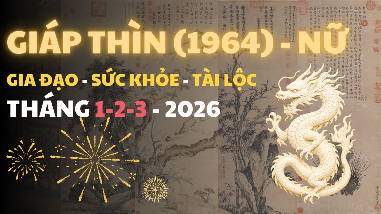 3 Tháng Đầu Năm 2026 Của Nữ Giáp Thìn 1964 | Kho Tu Vi