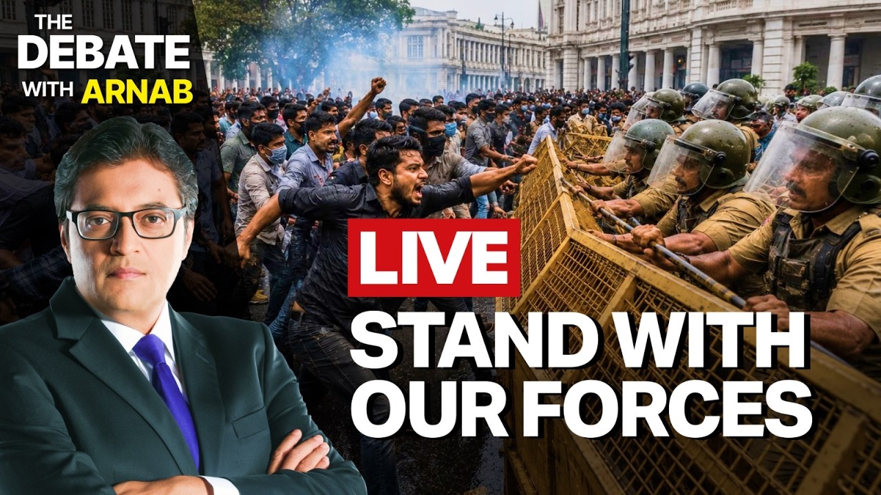 Debate With Arnab LIVE: CJP Hoodlums Attack Uniformed Officers, Families Seek Exemplary Justice