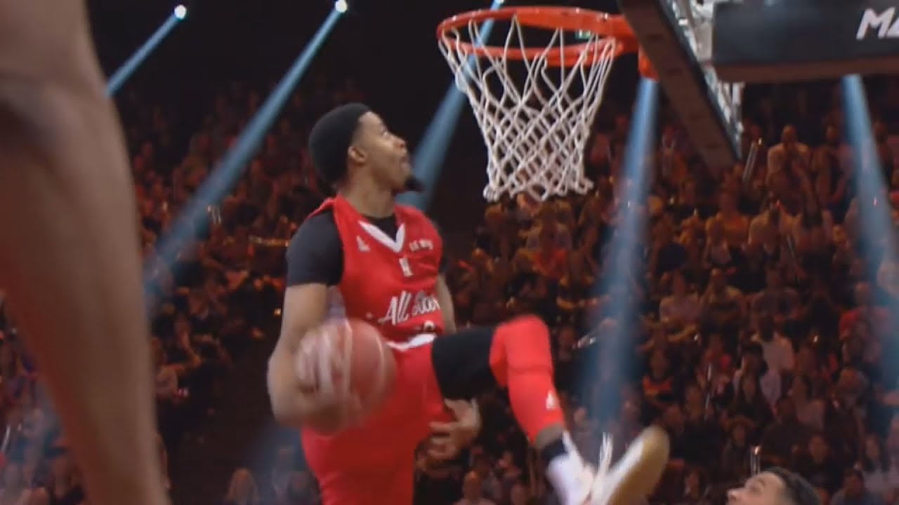 DJ Stephens EASTBAY DUNK off VERT.... IN ALL STAR GAME!!!!