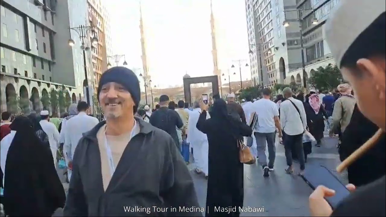 Walking Tour in Medina | Medina Walking Tour Inside Masjid Al Nabawi and Downtown | Masjid Nabawi