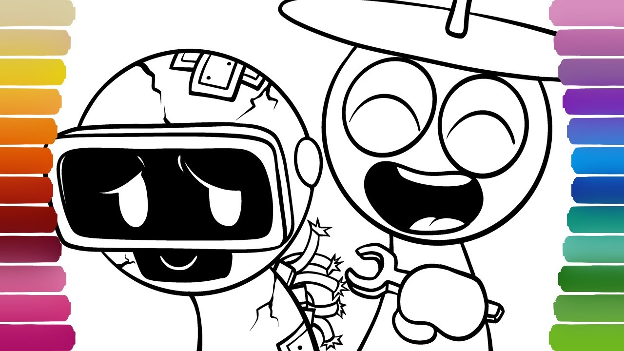 CLUKR REPAIRS GARNOLD Coloring Pages / How to Color INCREDIBOX SPRUNKI