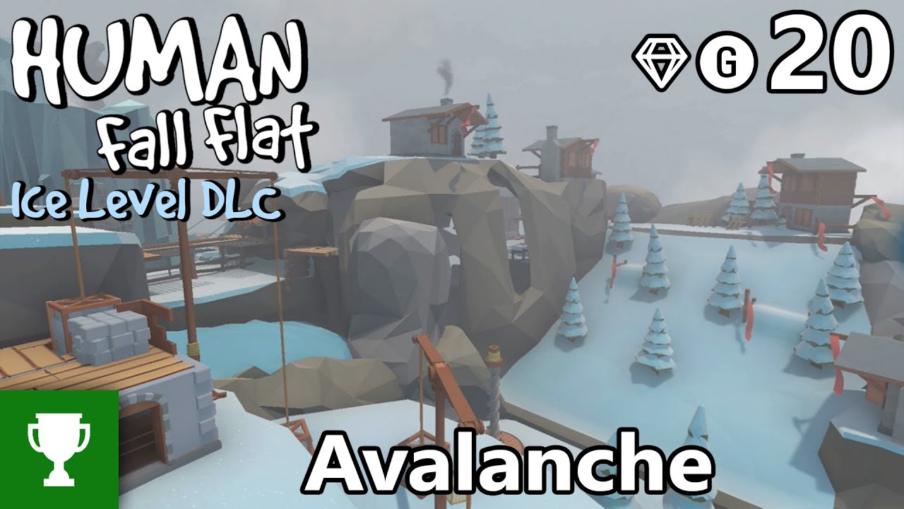 Avalanche - Human: Fall Flat - Ice Level DLC - Achievement/Trophy Guide