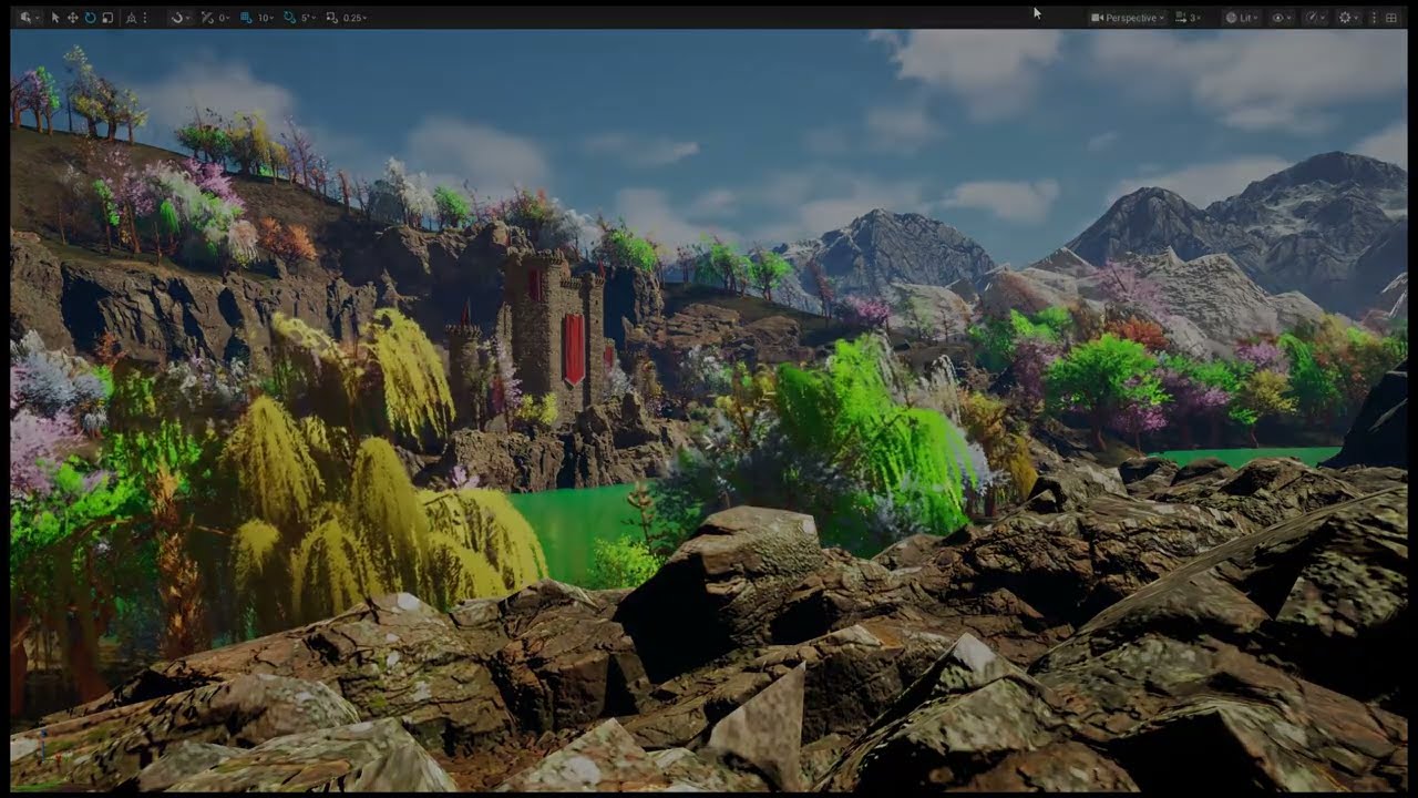 Unreal Engine – Environment & Terrain Practice