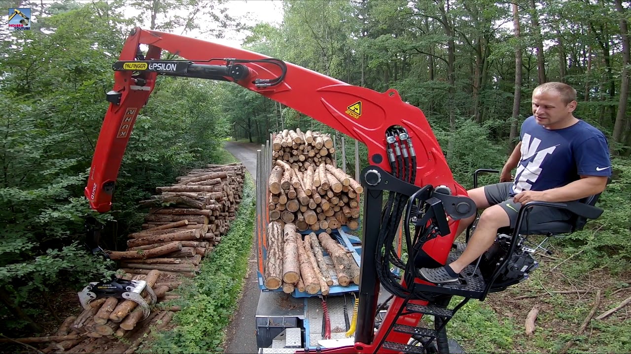 Driver with perfect skills - Scania in forest