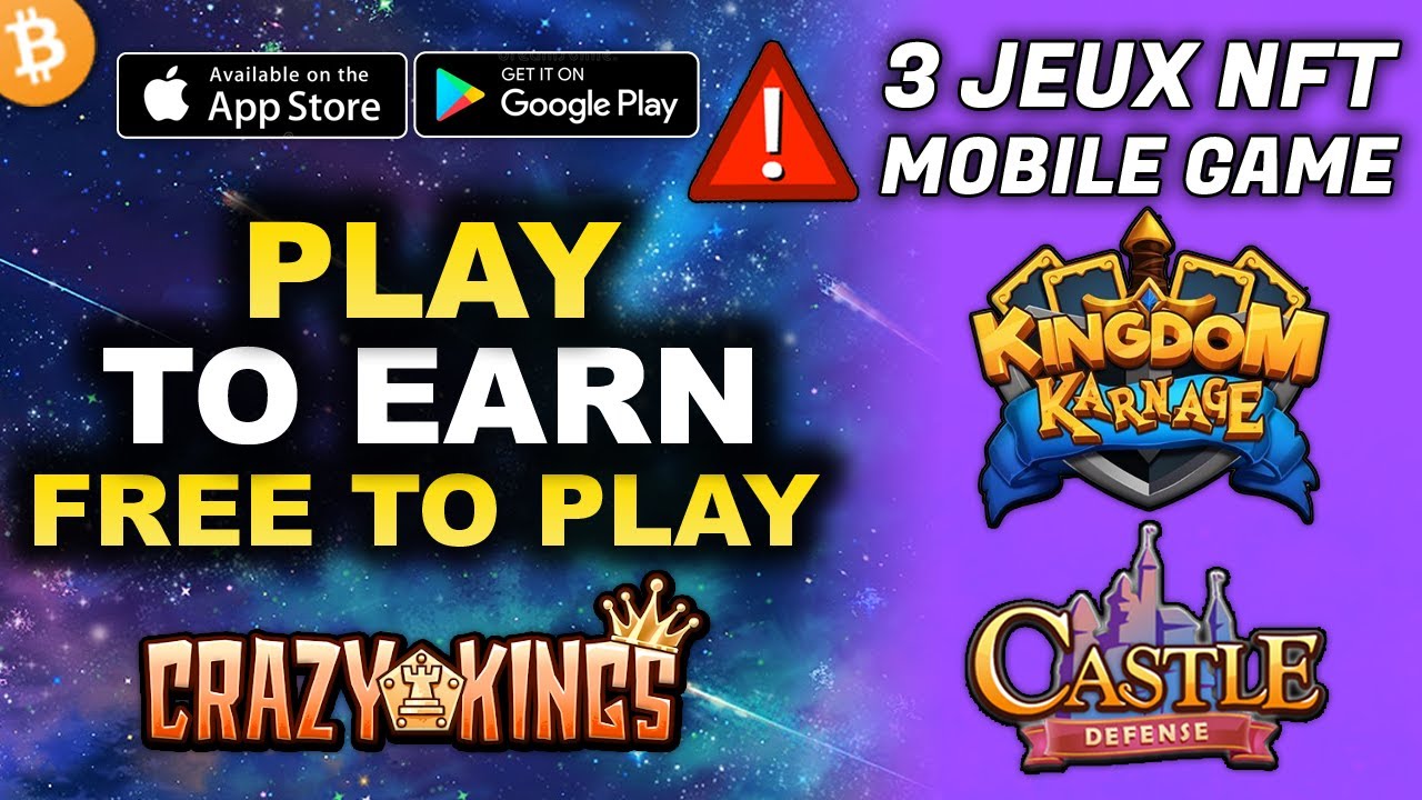 TOP 3 JEUX NFT (MOBILE) FREE TO PLAY & PLAY TO EARN 🎮 P2E, L'AVENIR DU GAMING 💸