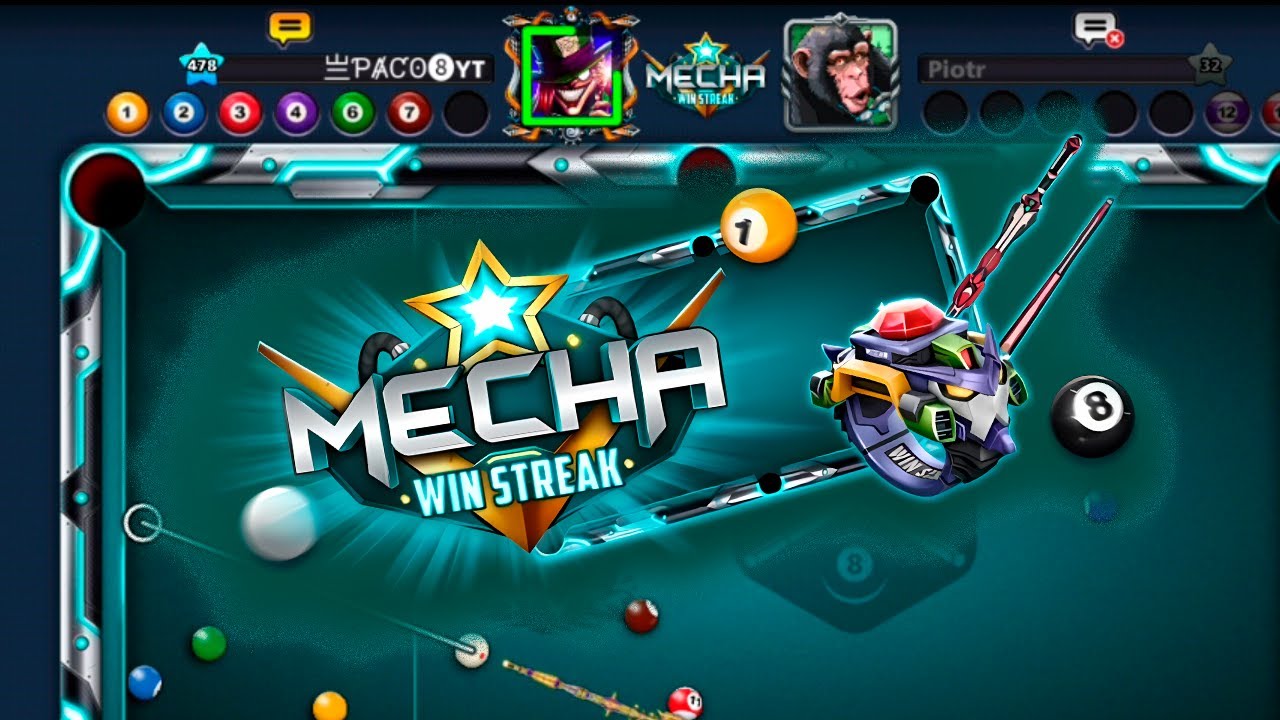 Ganando el Mecha! | Evento WinStreak | Bola 8 | 8 Ball Pool