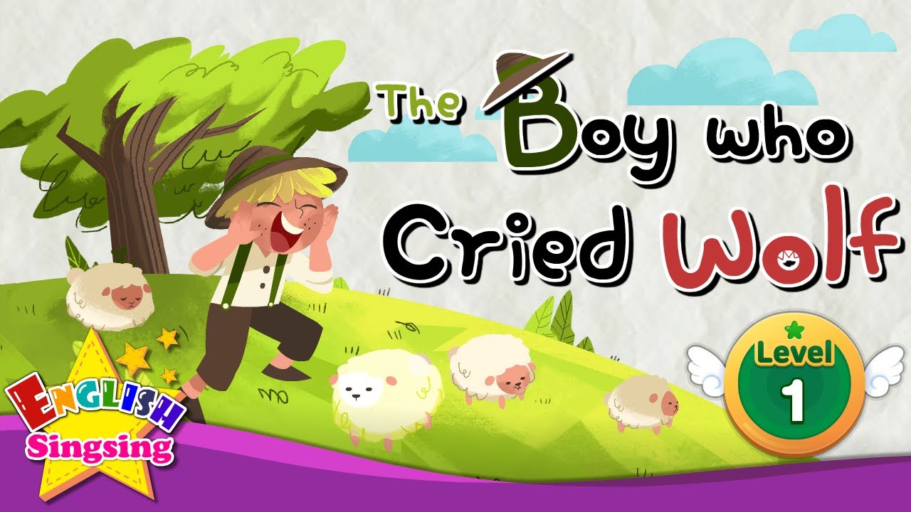 The Boy who Cried Wolf - Fairy tale - English Stories (Reading Books)