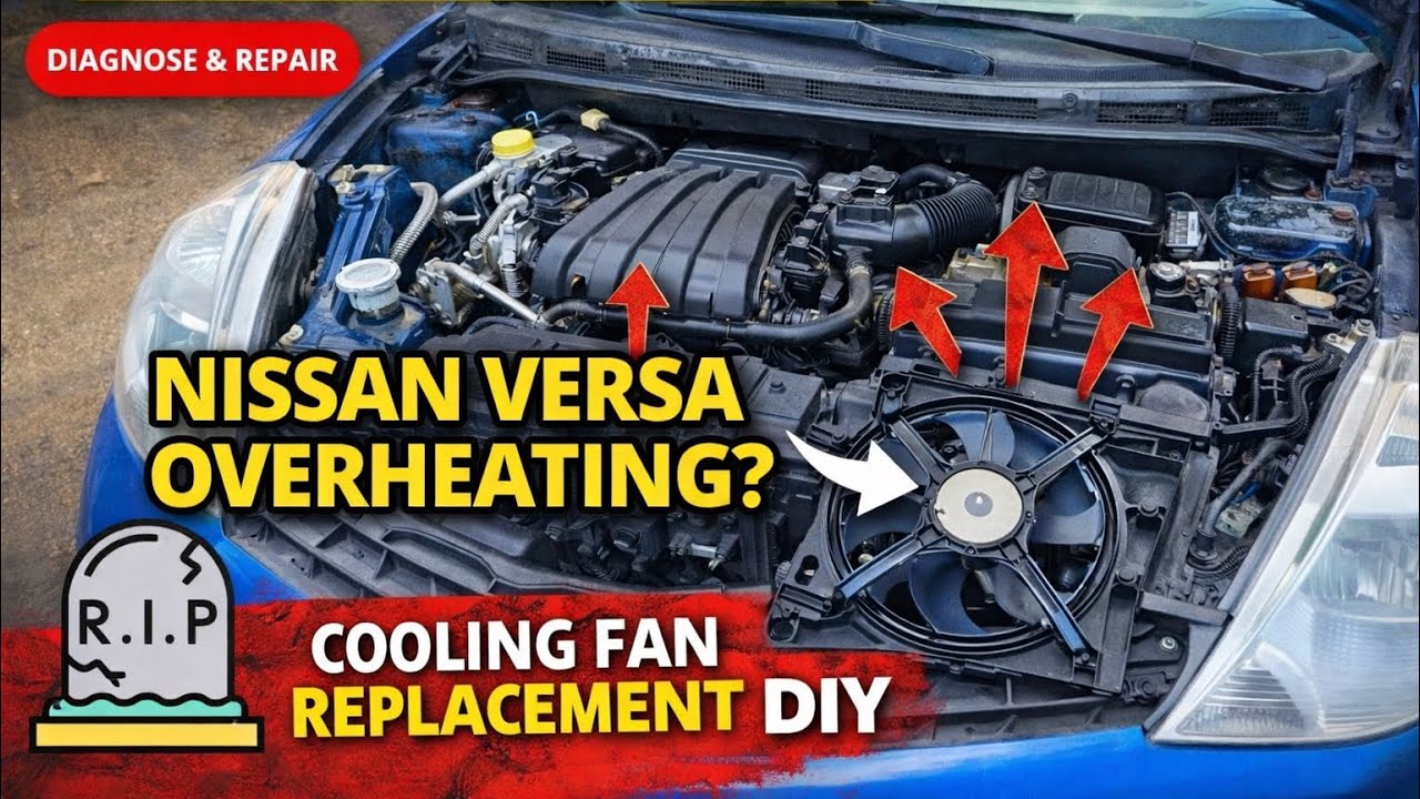 Nissan Versa Overheating Fix (2007–2012) | Cooling Fan Replacement Step-by-Step