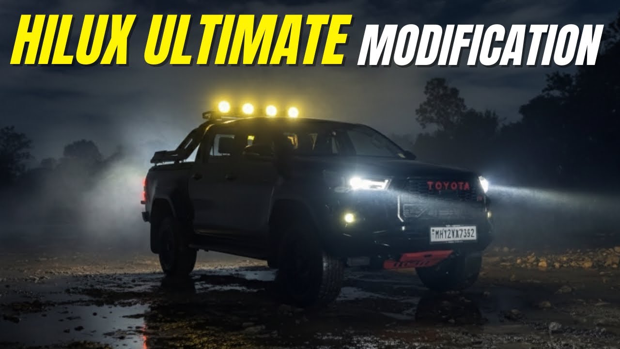 Toyota Hilux Ultimate Modification | JCBL Roll Bar | Ironman Suspension 