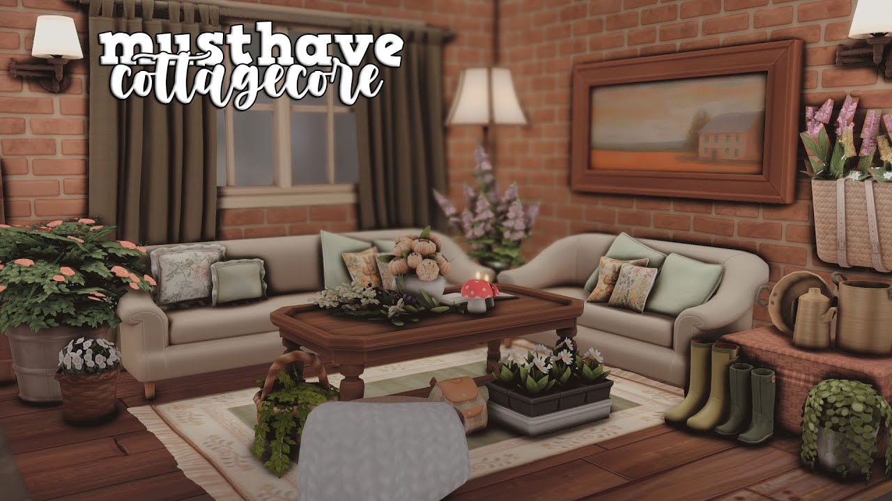 must have cottagecore build/buy custom content ♡ | the sims 4 cc showcase | + cc links