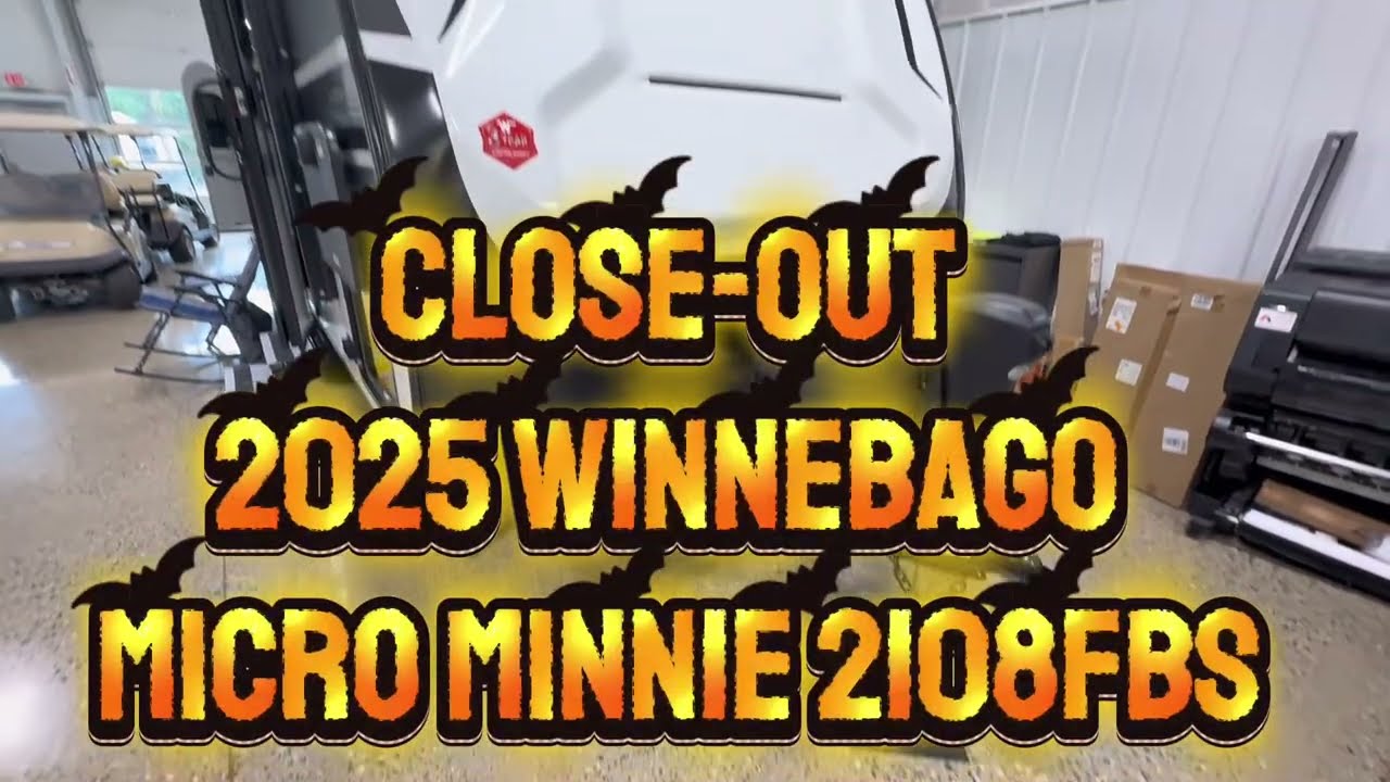 CLOSE-OUT 2025 WINNEBAGO MICRO MINNIE 2108FBS / VEURINKS RV CENTER