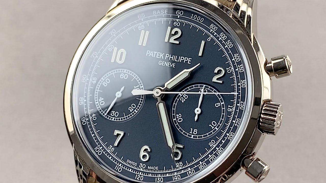 Patek Philippe 5172G-001 Complications Chronograph - 41mm White Gold / Blue Dial Hands-On Review