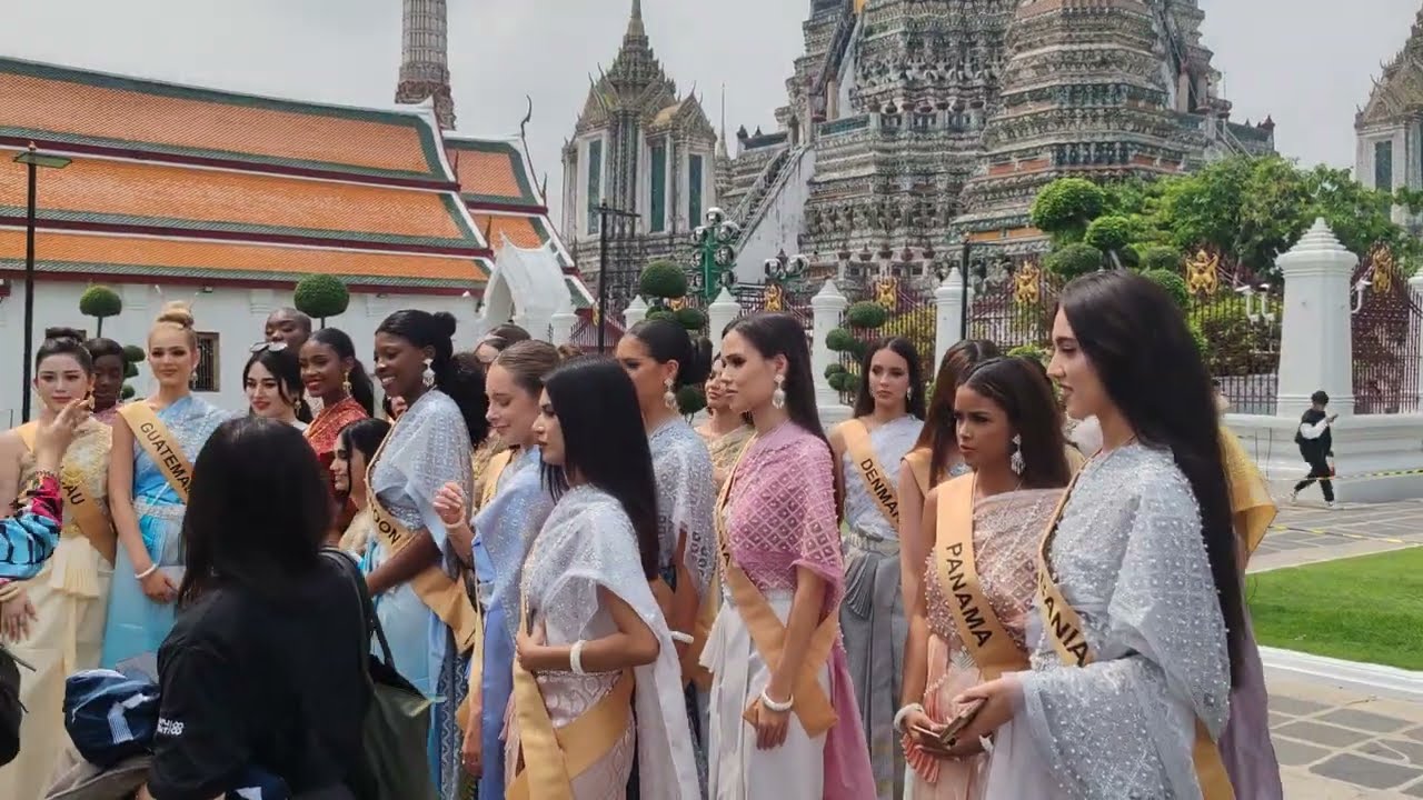 MGI2024 สวยทุกคนเลย/Miss Grand International 2024 | Bangkok SigntSeeing at Wat Arun - 08 Oct. 2024