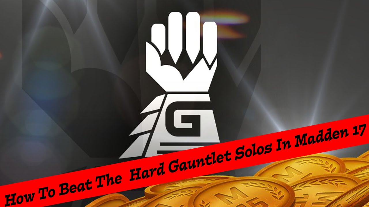 Madden 17 How To Beat The Hard Gauntlet Solo Challenges