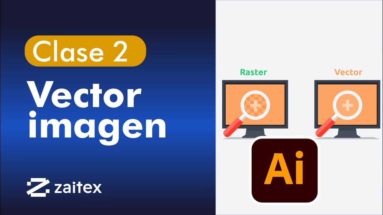 Clase 2 : Vector vs Imagen en Illustrator + Interfaz (lo básico que nadie explica) 🎨