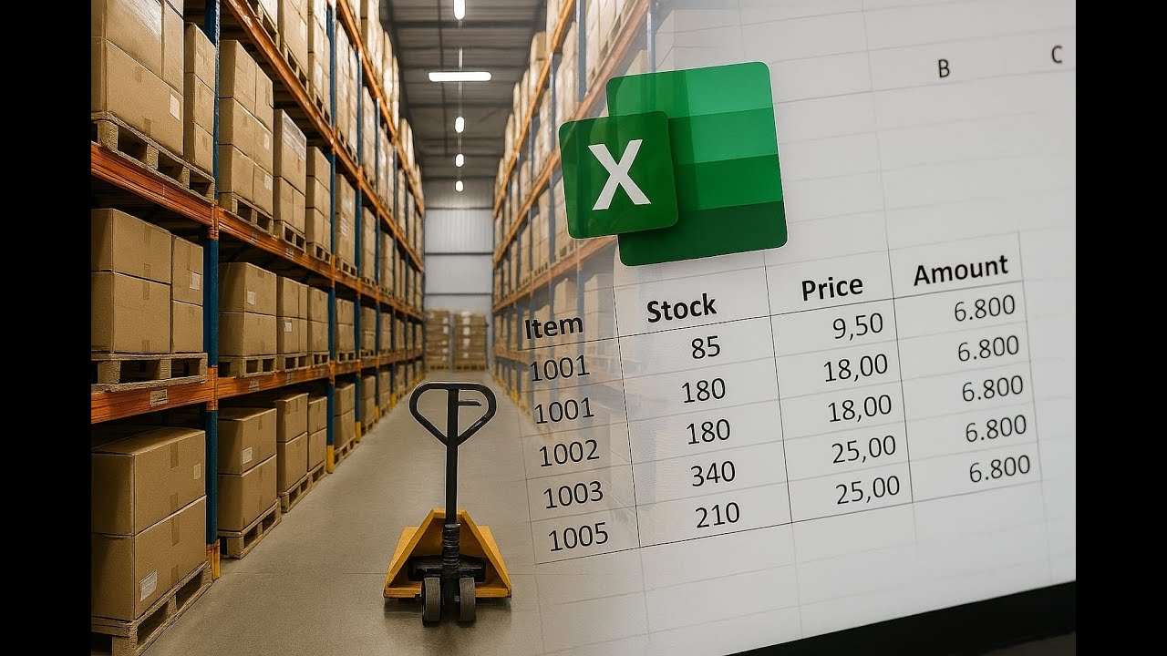 مهم جدا انك تشوف الفيديو ده لمتابعة مواد المخزن بكل سهوله #excel #مخزن #store