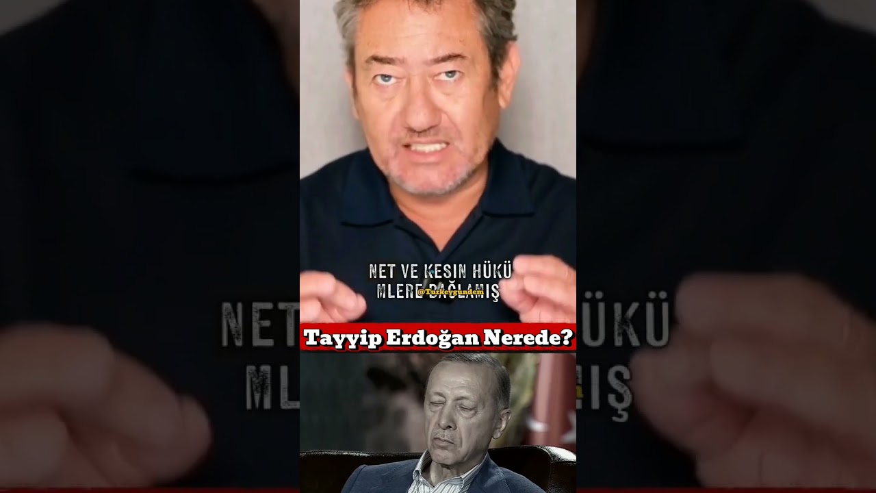 Where is Tayyip Erdoğan ❗ Serdar Akinan speaks on Erdoğan's health status.