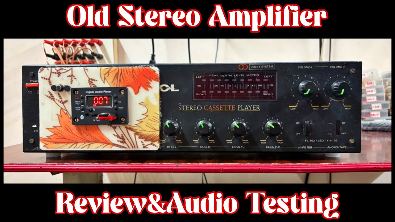 Old Stereo Amplifier🔥 Restored Work |Dinesh Audio Lab|📱9443474754| #salem #tamilnadu