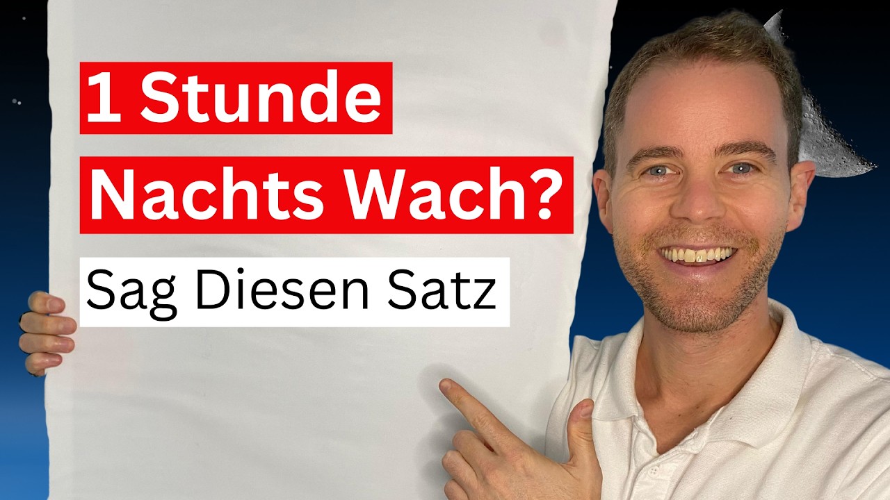 Im Bett Hellwach? Nutze Diesen Einen Satz Um Wieder Einzuschlafen