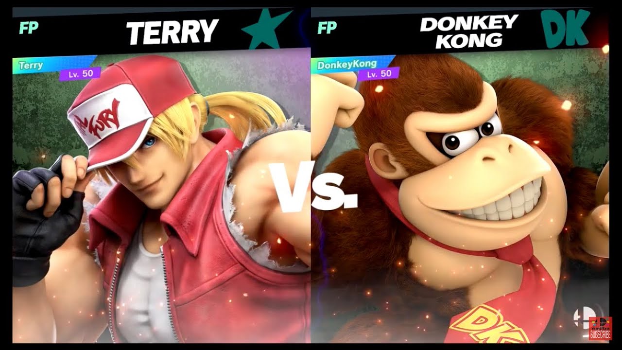 Super Smash Bros Ultimate Amiibo Fights – 9pm Poll Terry vs Donkey Kong